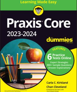 Praxis Core 2023-2024 For Dummies Paperback