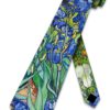 Three Rooker Art Ties Mens Van Gogh Irises Painting Necktie