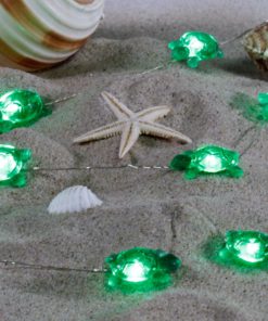 Alternative view of Turtle String Lights, Impress Life Summer Decorative LED Silver Wire 10 ft 40 LEDs with Remote for Indoor, Covered Outdoor Beach Party Decorations, Tent Wedding Holiday, Birthday Gift, Bedroom