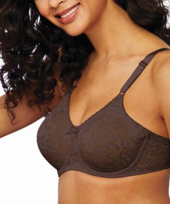 Alternative view of Bali Women's N Smooth Stretch Lace Underwire Bra Df3432 34C Warm Cocoa Brown