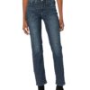 Signature by Levi Strauss & Co. Gold Women's Curvy Totally Shaping Straight Jeans (Available in Plus Size) 22 Medium Awaken (New)-waterless