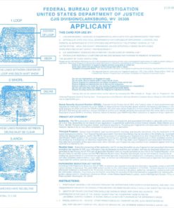 Fingerprint Cards, Applicant FD-258, 5 Cards 7 81z3xq1Xj5L