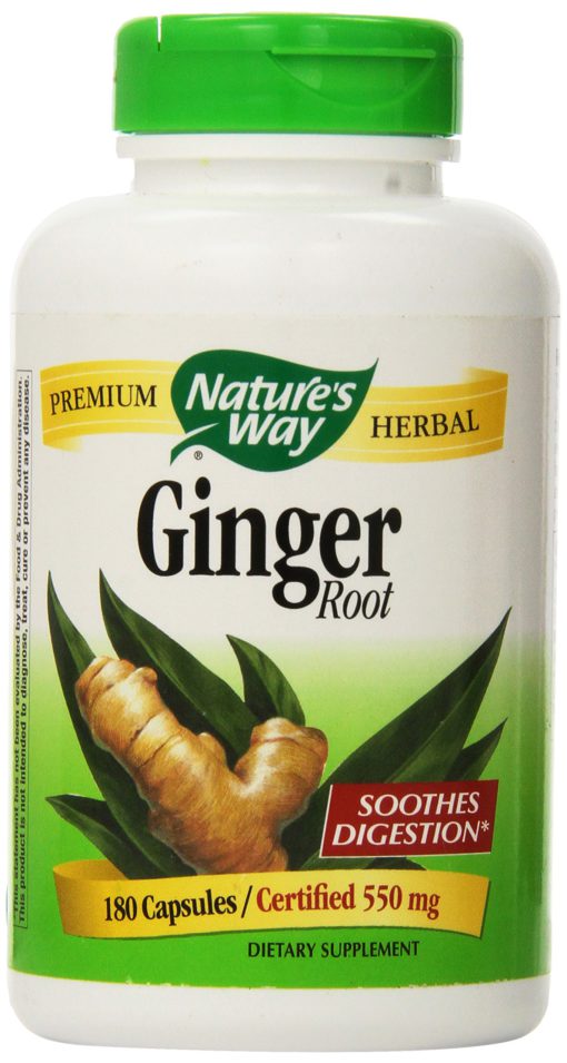 Nature's Way Ginger Root 550 mg, Capsules 180ea