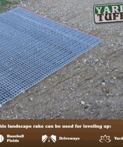 Yard Tuff 33HPDM ATV UTV 3 x 3 Feet Heavy Duty Durable Zinc and Steel Mesh Field Surface Leveling Drag Mat for Manual or Vehicle Assisted Pulling 7 91IzbdnDHeL