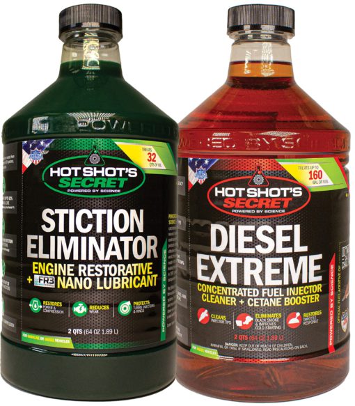 Hot Shot's Secret - DDD Diesel Duo, 2qt STICTION Eliminator and 2qt Diesel Extreme