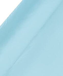 Creative Converting Roll Plastic Table Cover, 100-Feet, Pastel Blue - 0 5 114AVcoHKxS