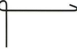 Evergreen Flag Classic Black Iron Garden Flag Stand With Rubber Stopper - 17.5" x 44"H 44 Inches 1-Piece 22 114TGgJwdL