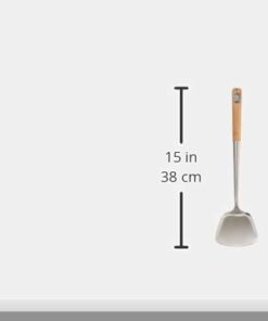 TableCraft Bamboo Handle Wok Spatula, 14.5-Inch 15 2119iaVhzoL