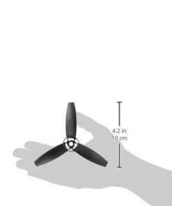 Alternative view of Parrot Bebop Drone Propellers, Blue black-blue
