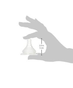 Joovy Boob Naturally Nood Bottle Nipples Featuring Ultra-Strong Silicone with Bumps to Mimic Mom and Available in 5 Flows - Compatible with Joovy Boob Bottle Line (Stage 1) 1 Count (Pack of 1) Stage 1 7 214SIDs8cJL