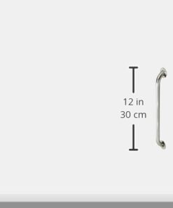 Alternative view of Medline 12" Grab Bar, Knurled Chrome 12 Inch