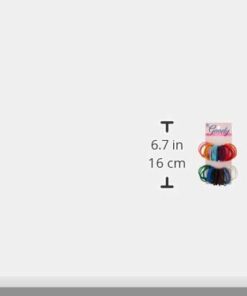 Goody Girls Ouchless Elastics, 2 mm, 72 Count Assorted Colors 72 Count (Pack of 1) 16 21FFLv9cObL
