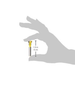 YONICO T Track T Slot Router Bit 1/4-Inch Hex Bolt 1/4-Inch Shank 14190q 1/4" Hex Bolt x 7/16" Head - 1/4" Shank 12 21HZHVRCrKL