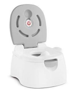 Munchkin® Arm & Hammer Multi-Stage 3-in-1 Potty Seat, (Potty Chair, Trainer Ring and Step Stool), Grey 36 21JZoWLIIeL