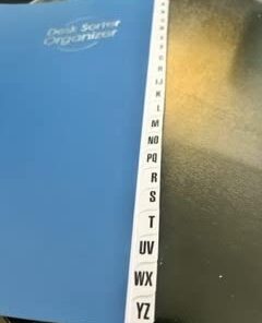 Smead Desk File/Sorter, Alphabetic (A-Z), 20 Dividers, Letter Size, Dark Blue (89282) 18 21KB1tnRnQL