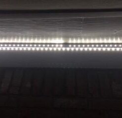 ollrieu 50ft White LED Strip Lights,12V Dimmable Tape Lighting with Infrared Remote,SMD 2835 LEDs Adhesive Ribbon Light,Connectable,Cuttable,Indoor Rope Light for Room Mirror Bedroom Kitchen 50ft Daylight white 50FT/15M 35 21KKSwvmsZL