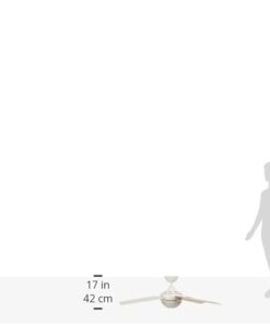 Hunter Fan Company, 59073, 52 inch Sonic White Ceiling Fan with LED Light Kit and Handheld Remote White Finish 7 21L4YVuaUyL