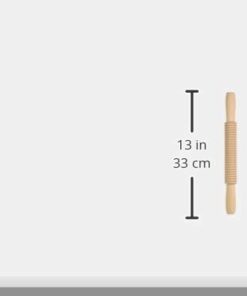 Alternative view of Eppicotispai Beechwood Tagliatelle Cutter Rolling Pin