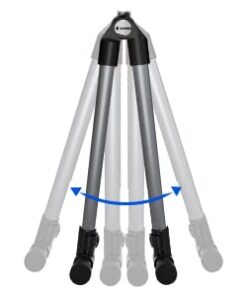 Donner Guitar Stand Acoustic,Folding Metal Electric Stands & Hangers,Bass Classical Travel Guitar Stand adjust for 30" 40" Mandolin, Bass, Banjo, Ukulele (Gray) - DS-1 Gray 42 21SSLvs833L 3