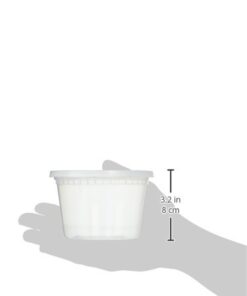 Deli Food Storage Containers with Lids, 16 Ounce (48 Count) 48 Pack 15 21T6BQDgJXL
