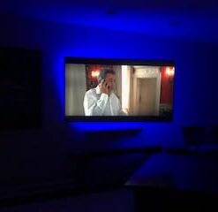 maylit ICRGB TV LED Backlight, 18ft Bluetooth LED Lights for TV 75-85in, USB Powered TV Lights Kit with Remote and App Control, Music Sync Color Change with TV Sound, Bias Lighting for HDTV Room Decor ICRGB (Bluetooth Control) 16.4FT for 75''-85'' TV 27 21T6I2XCrSL