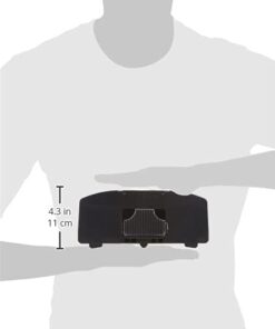 Brybelly Two Deck Automatic Card Shuffler - Battery-Operated Electric Shuffler - Great for Home & Tournament Use for Classic Poker & Trading Card Games 13 21TcBJ7pTPL