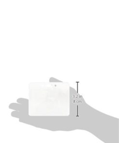 Amazon Basics Clear Name ID Badge Holder - Horizontal (Pack of 50) 50.0 12 21ZnCknijoL