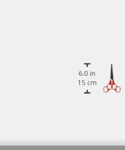 Alternative view of School Smart V-Shape Blunt Tip Training Scissors, 5 Inches, Stainless Steel Blade - 084840