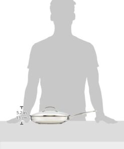 Cuisinart 12 Inch Skillet with Glass Cover, Chef's Classic Collection, 722-30G 12 21bWiW hRvL
