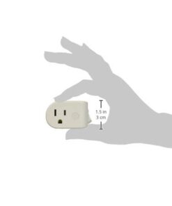 UltraPro Grounded Power Switch, Outlet Extender, 3-Prong, Easy to Install, for Indoor Lights and Small Appliances, Energy Efficient Adapter, Space Saving Design, UL Listed, Gray, 45203 11 21f9GvG56yL