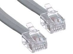 Bistras 25 Ft 4C Telephone Extension Cord Cable Line Wire, for Any Phone, Modem, Fax Machine, Answering Machine, Caller ID, White (1 pk 25 ft ) 1 pk 25 ft 7 21l2QY9VAhL