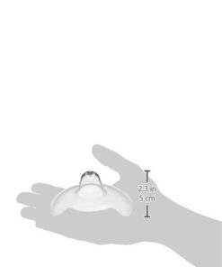 Medela Contact Nipple Shield, 24mm Medium, Nippleshield for Breastfeeding with Latch Difficulties or Flat or Inverted Nipples, Made Without BPA Standard 8 21l3AvcFDqL