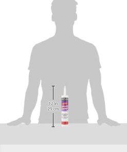 Rutland Products 76C 500-Degree RTV High Heat Silicone Seal, 10.3-Ounce Cartridge, Clear, USA Made, 10 Fl Oz 10.3 Fl Oz Cartridge 6 21oPCXl5KUL