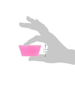 Amazon Basics Reusable Silicone Round Baking Cups, Muffin Liners, Pack of 12, Multicolor 27 21rApNnoQ1L