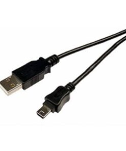 Synergy Digital USB Cable Compatible with Canon PowerShot ELPH 170 IS Digital Camera USB Cable 3' USB 2.0 A To Mini B - (5 Pin) - Replacement by General Brand