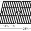 Music City Metals 68502 Gloss Cast Iron Cooking Grid Replacement for Select Gas Grill Models by Ducane, Grill Chef and Others, Set of 2 3 21tmtYb0yL