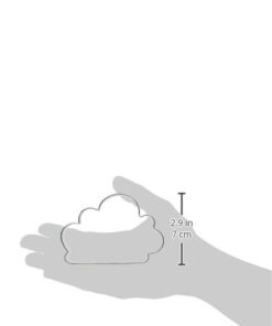 Alternative view of R & M Cloud Tinplated Cookie Cutter 4-Inch, Silver 1