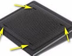 Targus 17 inch Dual Fan Lap Chill Mat - Soft Neoprene Laptop Cooling Pad, Heat Protection/Dispersion Laptop Cooler/Fan, USB-A Connection, Black Portable Lightweight Chill Mat 72 21xFK88MuwL