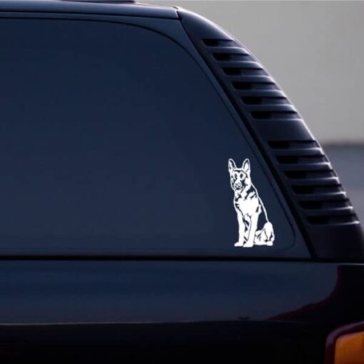 German Shepherd Dog Vinyl Decal Small