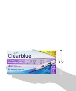 Clearblue Advanced Digital Ovulation Test, Predictor Kit, featuring Advanced Ovulation Tests with digital results, 10 Ovulation Tests (Pack of 1) ADOT 10 30 31 dfA3rYLL