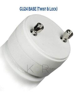 KOR (Pack of 4) 23 Watt Mini Spiral - GU24 Base - (100W Equivalent) - T2 Mini-Twist - CFL Light Bulb (Bright White (5000K)) Bright White (5000k) 11 31 f65xISKL