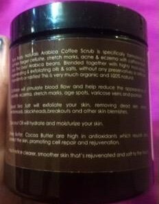 Arabica Coffee Body Scrub Exfoliator - Loaded with Caffeine for Cellulite and Stretch Marks | Exfoliating Skin on Face, Hand, Foot, Butt - Coffee Scrub for Women by Pure Body Naturals, 12 Ounce 53 310I8 DtJgL