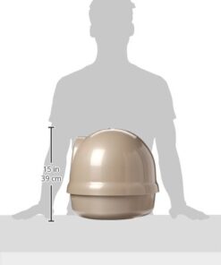 Petmate Booda Dome Cat Litter Box for Indoor Cats , Titanium, Made in USA One Size 33 310eGKb1AyL