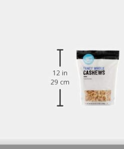 Amazon Brand - Happy Belly Fancy Whole Cashews, Roasted & Sea Salted, 2.75 Pound (Pack of 1) 2.75 Pound (Pack of 1) 29 310r2Qr1LML