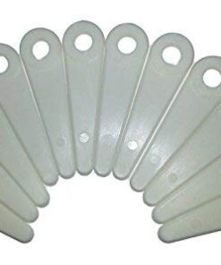 FORESTER - Poly Cut Trimmer Blades - 4 Inch Replacement Trimmer Blades for Weed Eater Grass Trimmer Replacement Parts for Stihl Weed Eater Blades Husqvarna Weed Wacker Universal Trimmer Head - 12 Pack