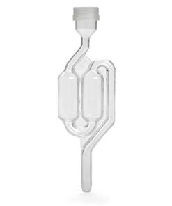 Fastrack 3 Piece Airlock for Fermentation | Hydrolocks for Fermenting Wine and Beer Making | BPA-Free Cylinder Airlock used for Brewing Wine, Beer, Pickles & more | Transparent Airlock Set Of 5 19 311RUgCr0PL