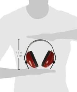 Alternative view of Howard Leight by Honeywell - HLIQM24+ QM24+ Multi-Position Dielectric Safety Earmuff (QM24), Red