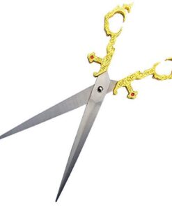 Medieval Renaissance Scissors Bodice Dagger Dirk Knife Gold 10 311oXaBCL2L