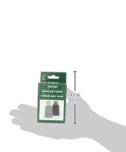 PCP Replacement Cane Tips, 3/4 inch / 1.9 cm Diameter (Gray, Two Tips), Black, 3/4-Inch Diameter 19 3134U3j4flL