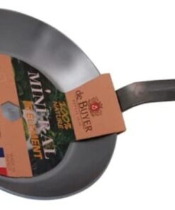 de Buyer MINERAL B Carbon Steel Fry Pan - 8” - Ideal for Searing, Sauteing & Reheating - Naturally Nonstick - Made in France 8" 33 313FfFb2cAL
